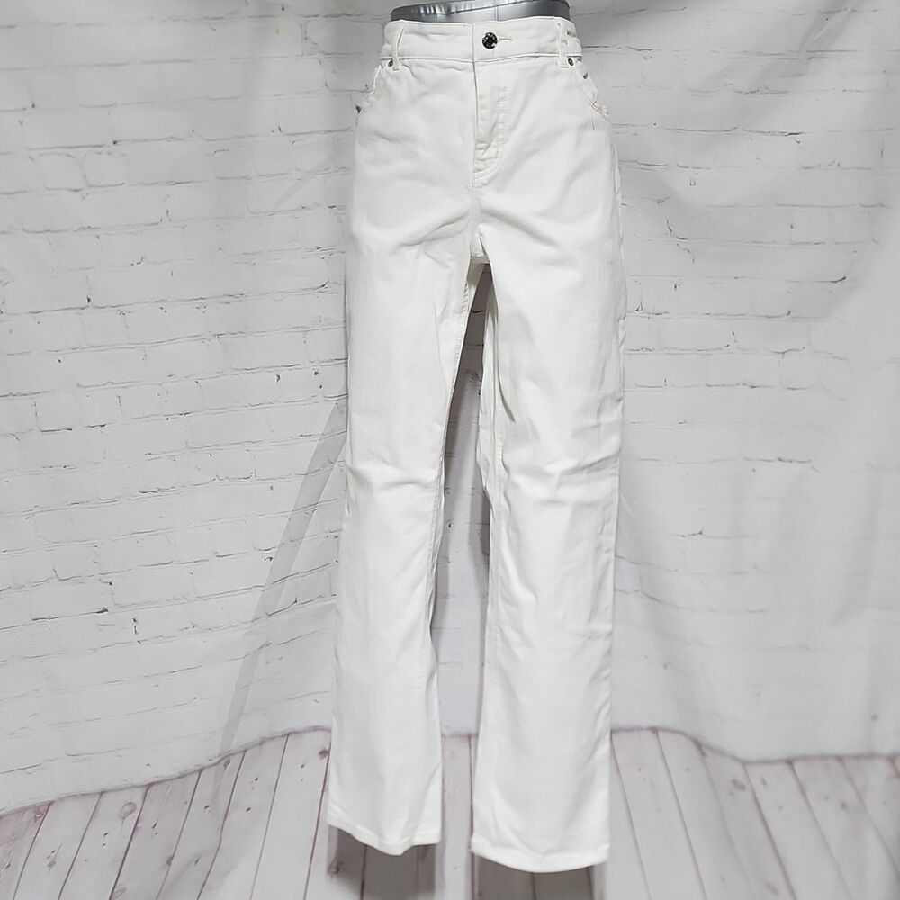 Chico's So Lifting So Slimming White Jeans Size 2 NWOT